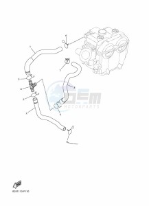 WR250F (2GBM) drawing AIR INDUCTION SYSTEM