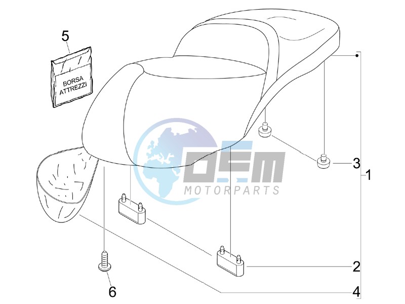 Saddle seats - Tool roll