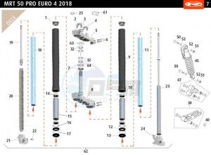 MRT-50-PRO-E4-SM-SUIZA-FREE-JUMP-BLUE-E4-SM drawing FRONT FORK OLLE