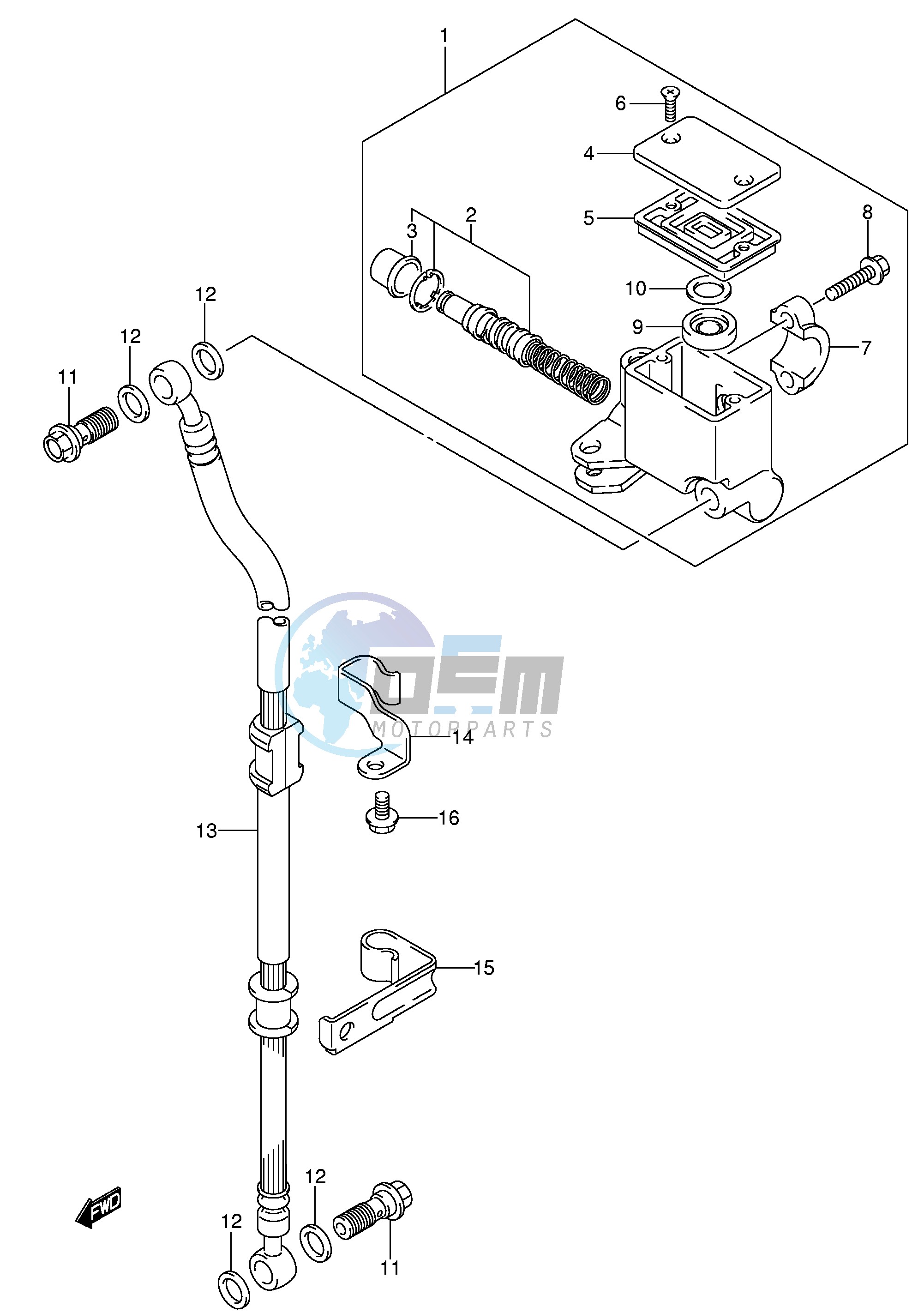 FRONT MASTER CYLINDER