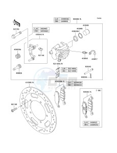 VN 1600 D [VULCAN 1600 NOMAD] (D6F-D8FA) D6F drawing FRONT BRAKE