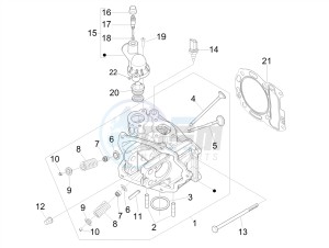 GTV 300 SEI GIORNI IE E4 ABS (NAFTA) drawing Head unit - Valve