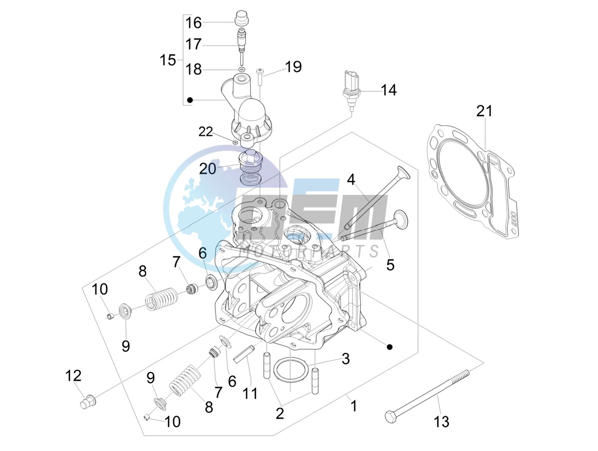 Head unit - Valve