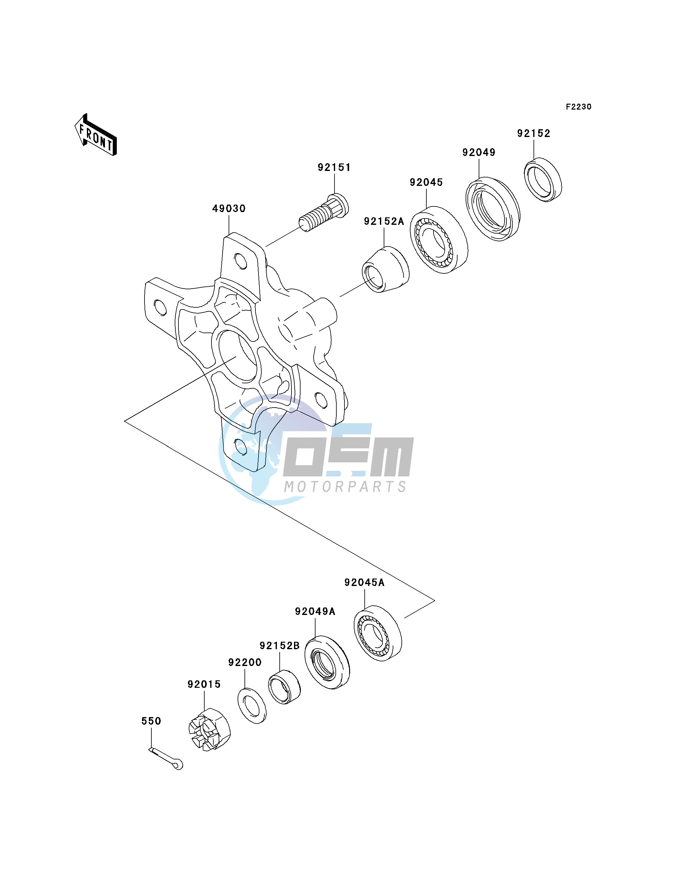 FRONT HUB