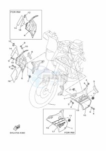 XTZ690 TENERE 700 (BHLA) drawing COWLING 2