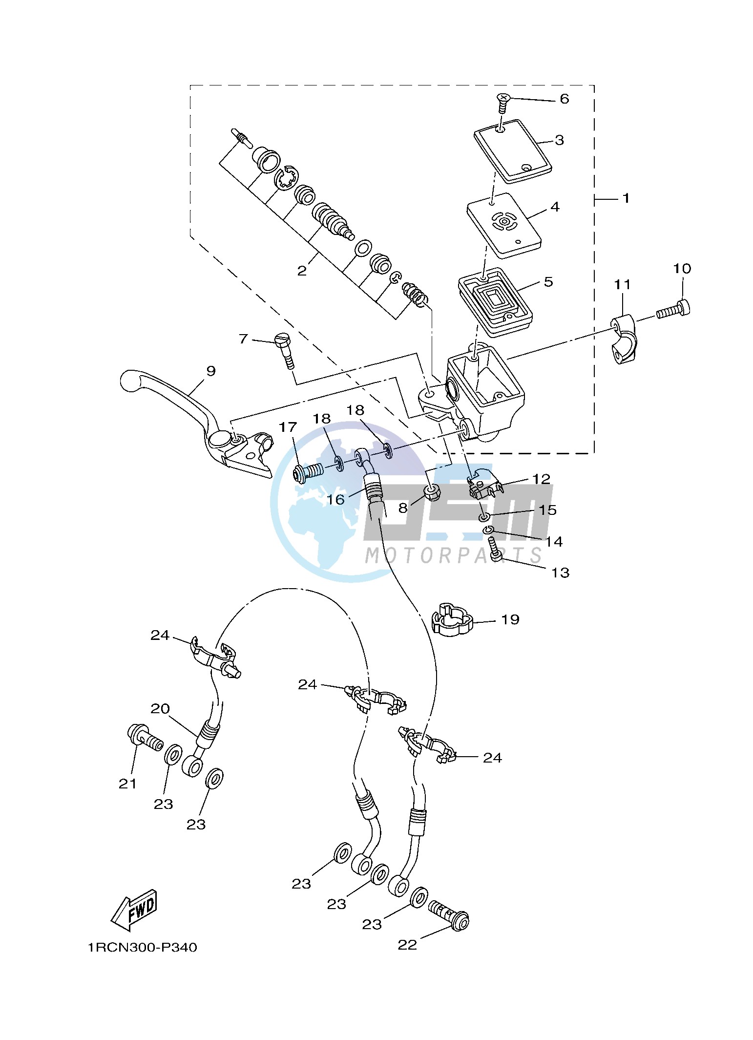 FRONT MASTER CYLINDER