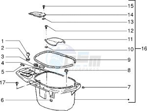 NTT 50 equel to Piaggio NRG mc1 drawing Case - Helmet