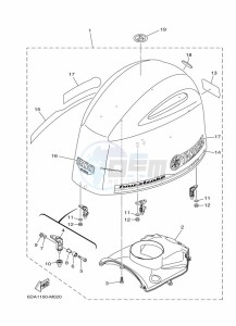 F200GETX drawing FAIRING-UPPER