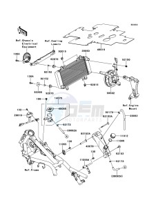 NINJA 250R EX250KBF GB XX (EU ME A(FRICA) drawing Radiator