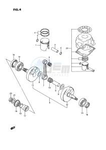 RM80 (E3) drawing CRANKSHAFT (MODEL G H)