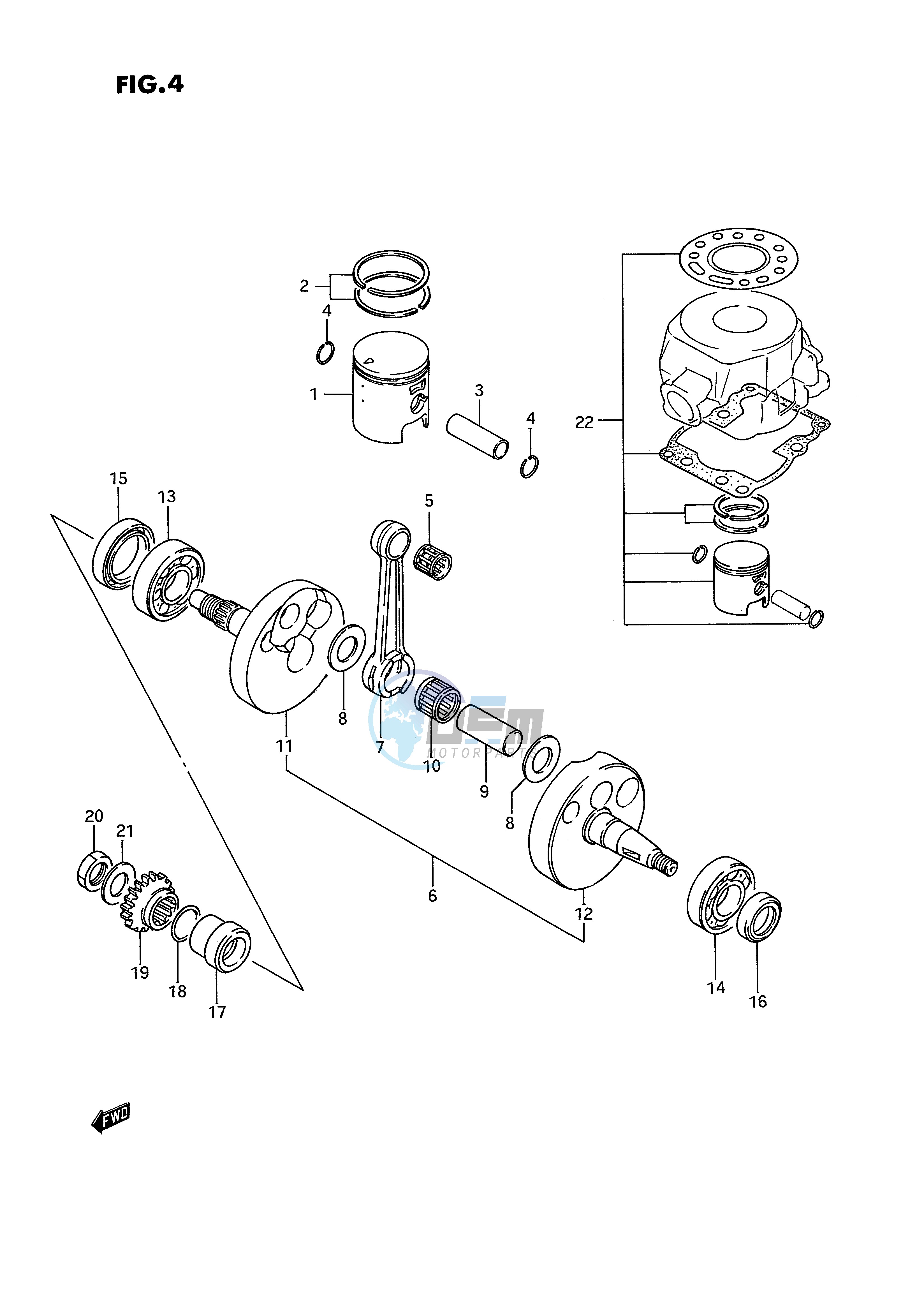 CRANKSHAFT (MODEL G H)