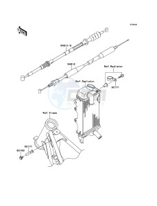 KX85/KX85-<<II>> KX85BDF EU drawing Cables