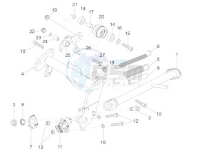 RS 125 RS REPLICA 4T E4 ABS (APAC) drawing Central stand