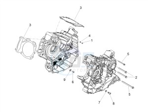 SHIVER 900 ABS (APAC) drawing Crankcases I  Mounting