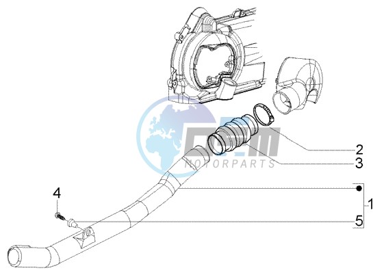 Belt cooling tube