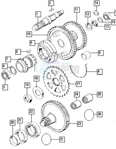 FUNSPORT_R_K8-L0 50 K8-L0 drawing Countershaft-mainshaft