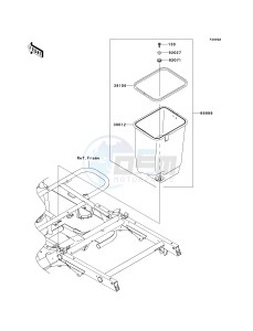 KAF 400 C [MULE 610 4X4 HARDWOODS GREEN HD] (C6F-C9F) C6F drawing OPTIONAL PARTS-- FRAME- -