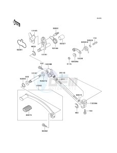 EN 500 C [VULCAN 500 LTD] (C6F-C9F) C6F drawing GEAR CHANGE MECHANISM