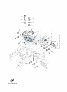 MT-07 ABS MTN690-A (B4CH) drawing TAILLIGHT