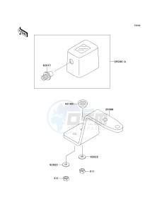 KDX 220 A [KDX220R] (A10-A12) [KDX220R] drawing METER-- S- -