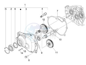 S 125 4T E3 drawing Reduction unit