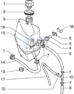 Hexagon 180 GTX drawing Expansion tank