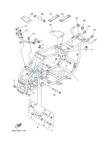 YFM90R (43DD 43DE 43DF 43DD) drawing FRAME