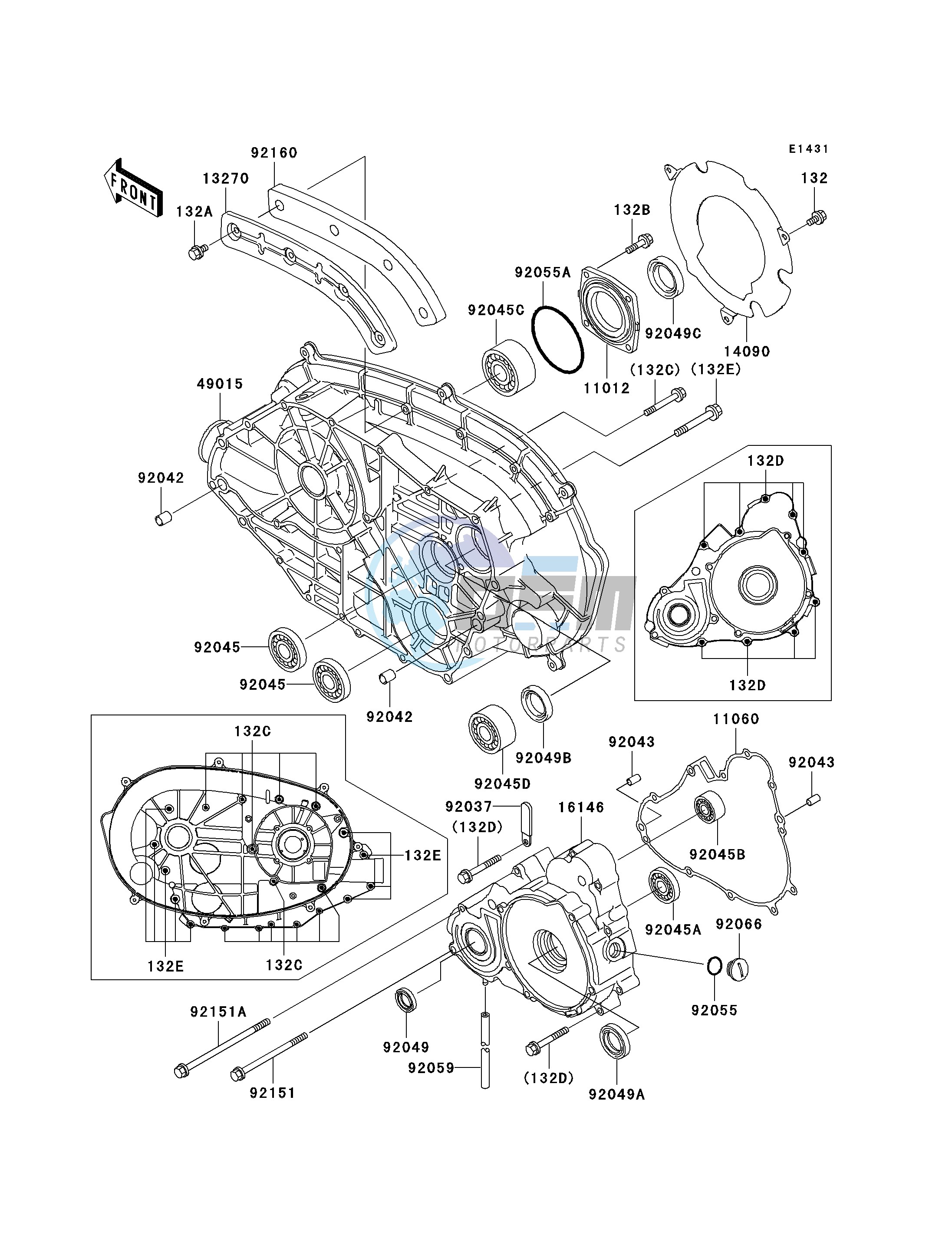 ENGINE COVER-- S- -