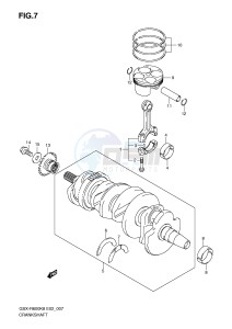 GSX-R600 (E2) drawing CRANKSHAFT