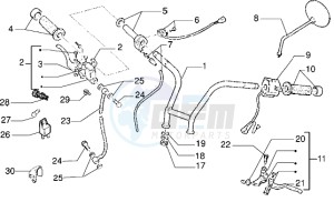 Eaglet 50 drawing Front brake caliper