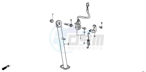 CRM125R drawing SIDE STAND