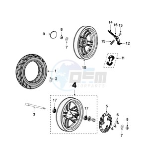 FIGHT 3 N 4T drawing WHEELS