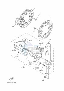 YFM450FWB KODIAK 450 (BJ5E) drawing FRONT BRAKE CALIPER