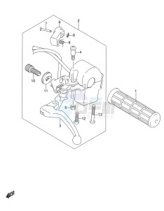 LT-Z50Z drawing LH HANDLE LEVER