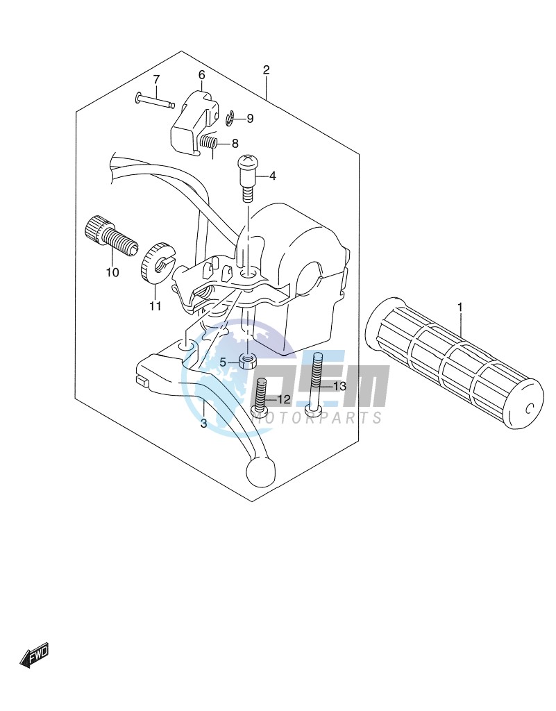 LH HANDLE LEVER