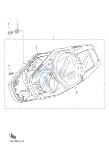 FJR1300AE FJR1300-AS ENGLAND drawing METER