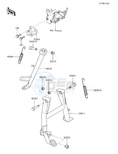 EX 250 E [NINJA 250R] (E1-E2) [NINJA 250R] drawing STANDS