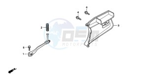 PK50S drawing PEDAL/KICK STARTER ARM