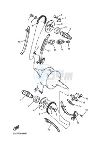 XV250 XV250M (BJP3) drawing CAMSHAFT & CHAIN