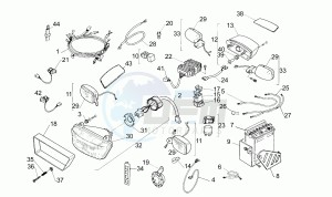 Pegaso 650 drawing Electrical system