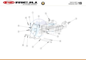 BYE-BIKE-RED 50 drawing SWING ARM