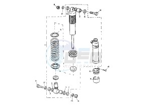 TT K 600 drawing REAR SHOCK ABSORBER