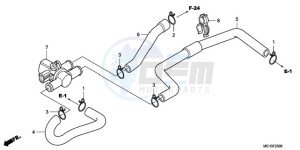 NSA700A9 France - (F / CMF MME) drawing AIR INJECTION SOLENOID VALVE