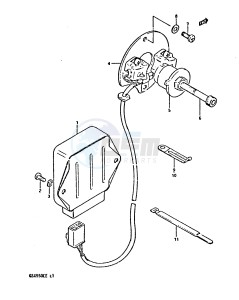 GSX550E (E1) drawing SIGNAL GENERATOR