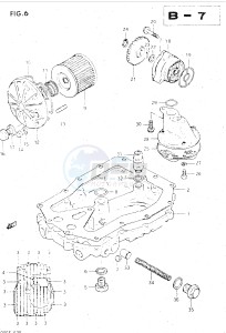 GSX500E (E39) drawing OIL PUMP - OIL FILTER