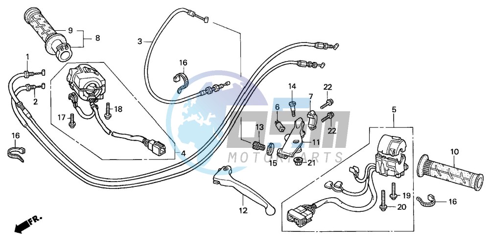 HANDLE LEVER/SWITCH/CABLE