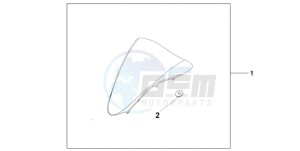 VFR8009 Ireland - (EK / MME) drawing WINDSCREEN