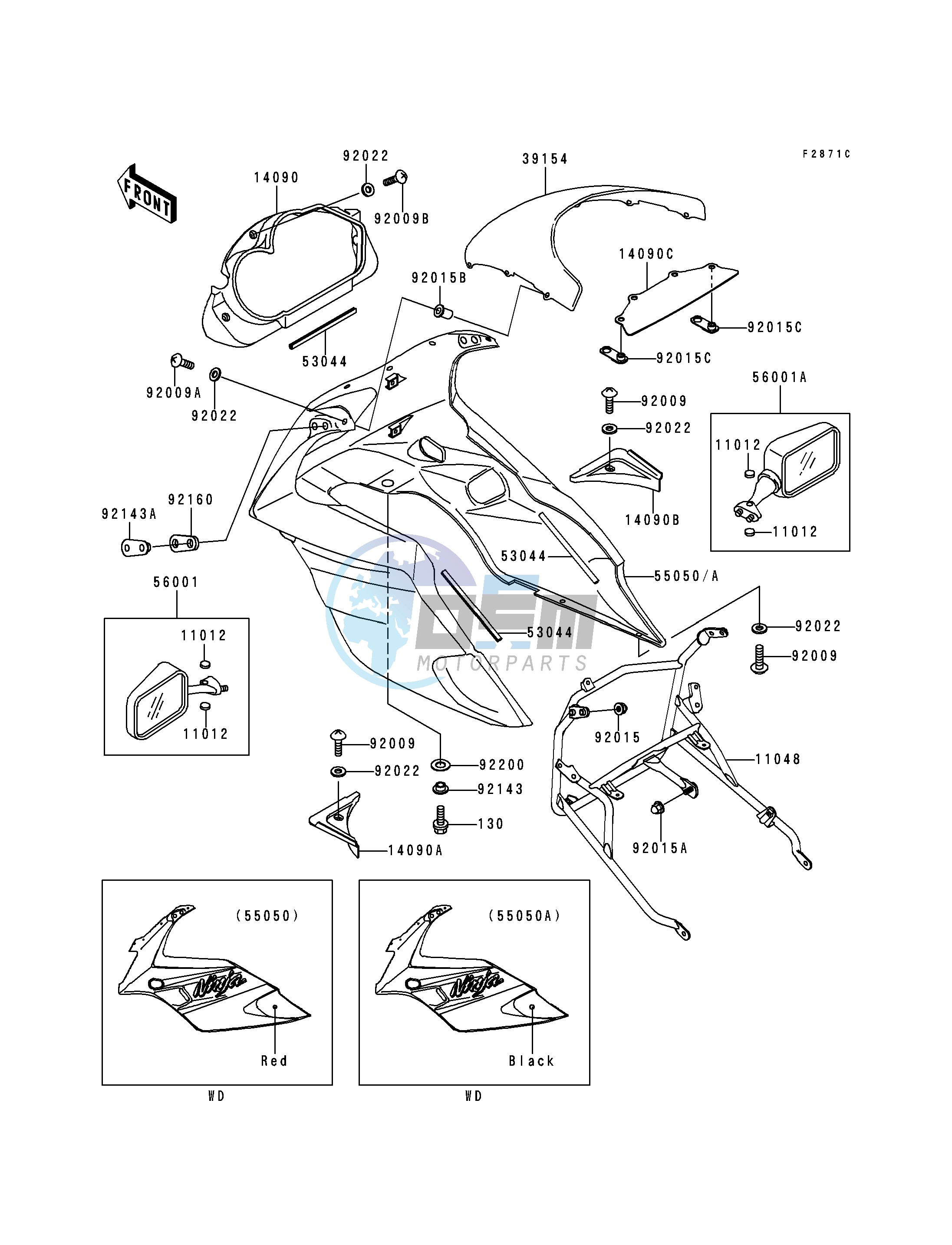 COWLING-- EX500-D5- -