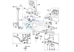 SV 100 L - 100 cc drawing STEERING HANDLE