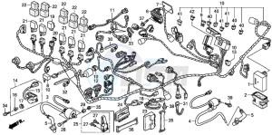 XL1000VA drawing WIRE HARNESS (XL1000VA)